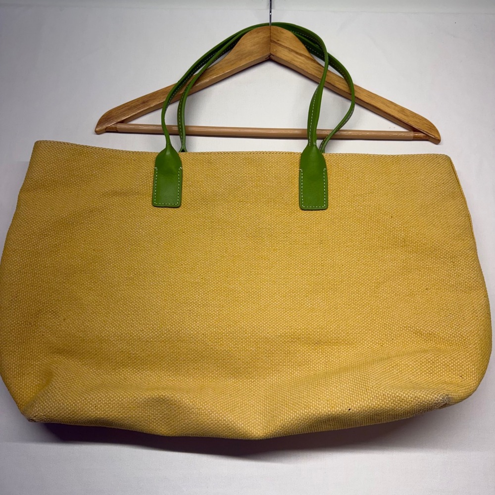 J McLaughlin Straw Tote Coastal Resort Beach Large Woven Summer Bag Vacation - Picture 3 of 9